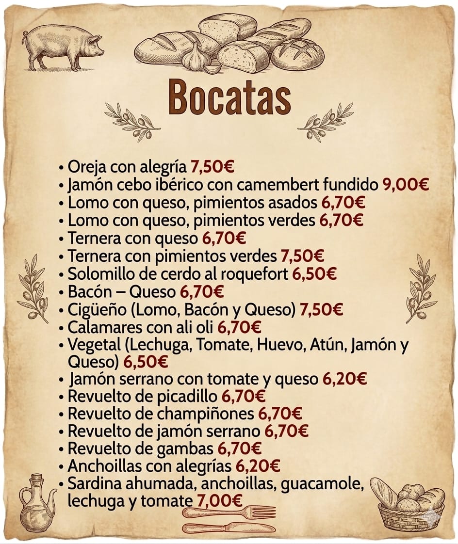 Bocatas Quintopino
